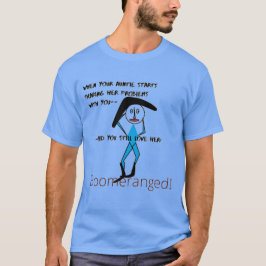 Blue "Auntie Kärlek" Långärmad Boomeranged T Shirt