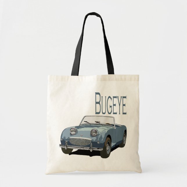 Blue Austin Healey Sprite Tygkasse (Framsidan)