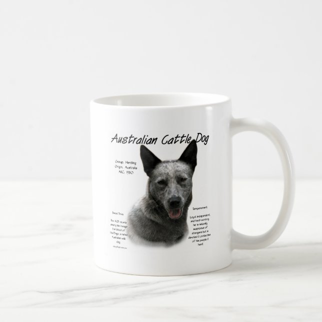 Blue Australian Cattle Hund History; Blue ACD Kaffemugg (Höger)