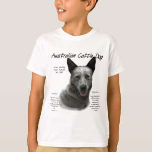Blue Australian Cattle Hund History; Blue ACD T-shirt