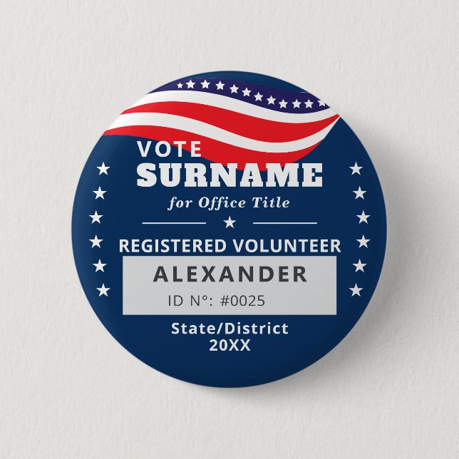 BLUE Authorized Volunteer 2026 Midterm Campaign ID Knapp (Framsida)