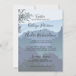 Blue Äventyr Travel Forest Inbjudningar