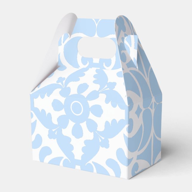 Blue Azulejos Portugisiska Medelhavet Presentaskar (Framsidan Sidan)