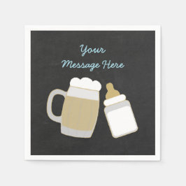 Blue Baby är en brustare babyskor Pappersservett