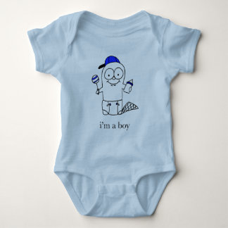 Blue Baby Beaver för en pojke T-shirt