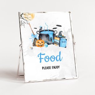 Blue Baby brygger Witch Food-skylt Poster