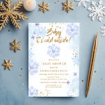 Blue Baby dess Kall utanför Winter Baby Shower Inbjudningar<br><div class="desc">Blue Baby dess Kall utanför Winter Boy Shower-inbjudan</div>
