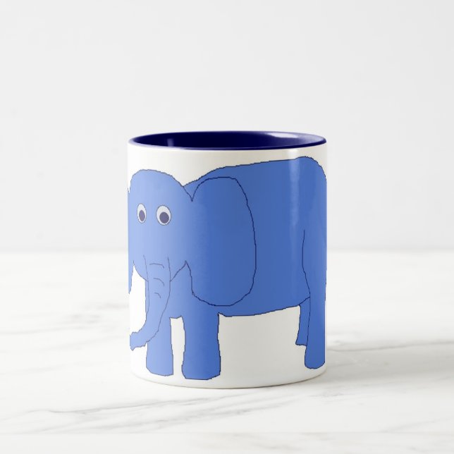 Blue Baby Elephant mugg (Center)