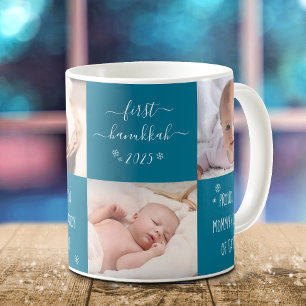 Blue Baby First Hanukkah New Mamma Pappa 4 Photo N Kaffemugg