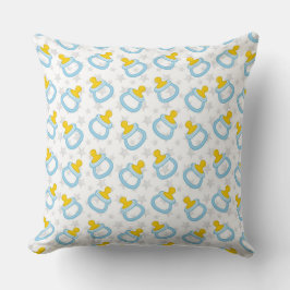 BLUE BABY NAPPAR & BLUE & WHITE RAND KUDDE