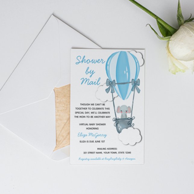 Blue Baby Shower by Mail-inbjudan Inbjudningar (Skapare uppladdad)