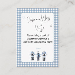 Blue Baby Soda Ready to POP Diaper or Wipes Tilläggskort