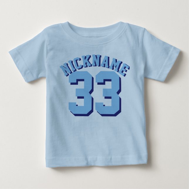 Blue Baby | Sports Jersey Design Tee (Framsida)