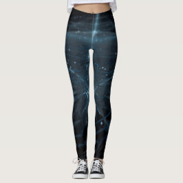 Blue Back Galaxy Leggings