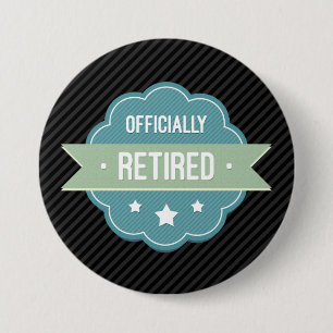 Blue Badge Officiellt pensionerad Knapp