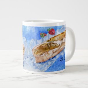 Blue Baguette Le Cafe Mugg Jumbo Mugg
