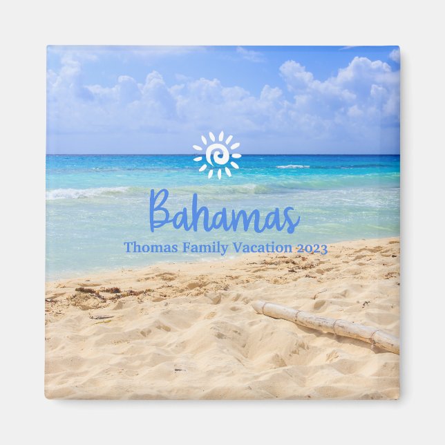Blue Bahama Magnet (Framsidan)