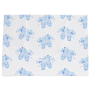 Blue Ballet Birthday Pointe Shoes