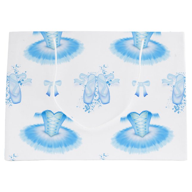 Blue Ballet Birthday Tutu & Pointe Shoes (Framsidan)