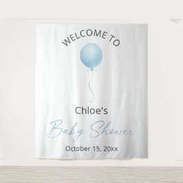 Blue Balloon Baby Shower