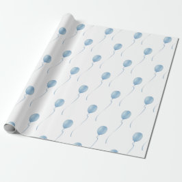 Blue balloon Gift Wrapping Cadeaupapier  Presentpapper