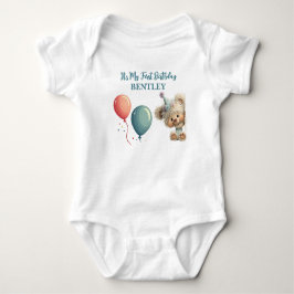 Blue Balloon Hedgehogs Celebration T Shirt