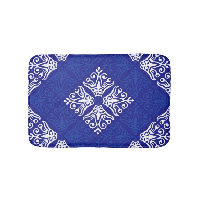 Blue Bandana Design Badrumsmatta (Framsidan)
