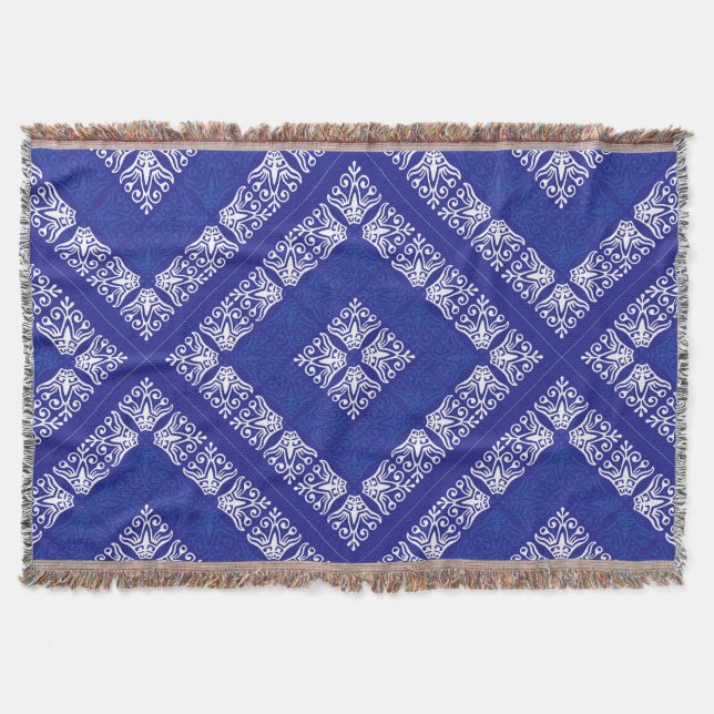 Blue Bandana Design Filt (Framsidan)