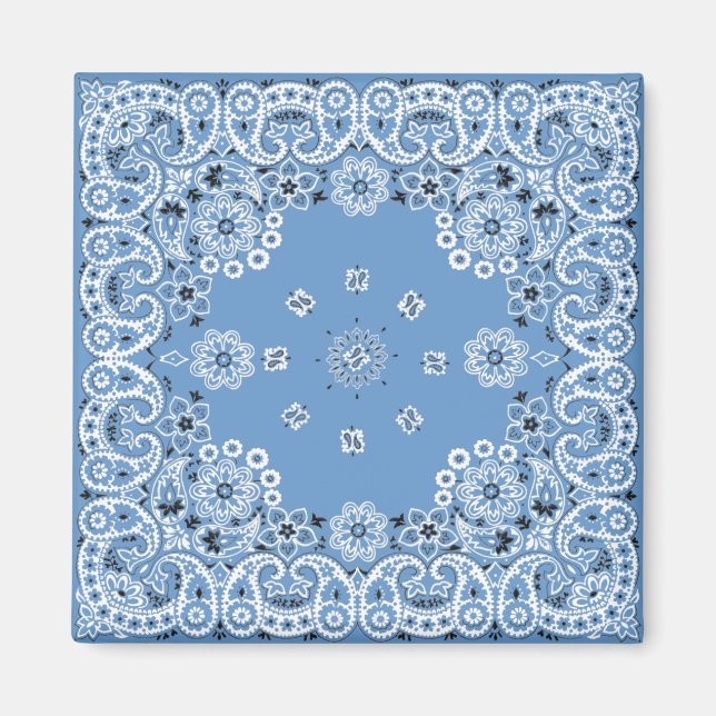 Blue Bandana Magnet (Framsidan)