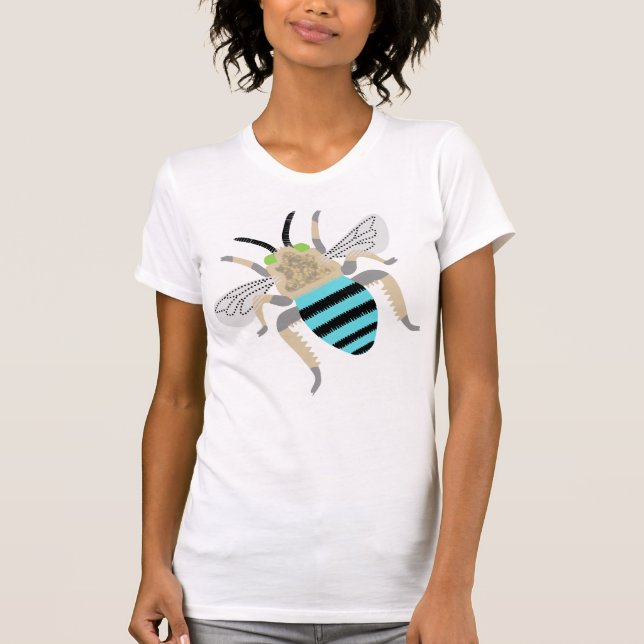 Blue banded bee t-shirt (Framsida)