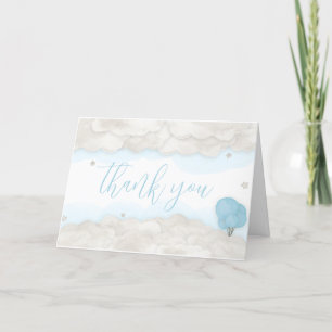 Blue Barly Wait Baby Shower Tack Kort