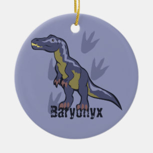 Blue Baryonyx Julgransprydnad Keramik