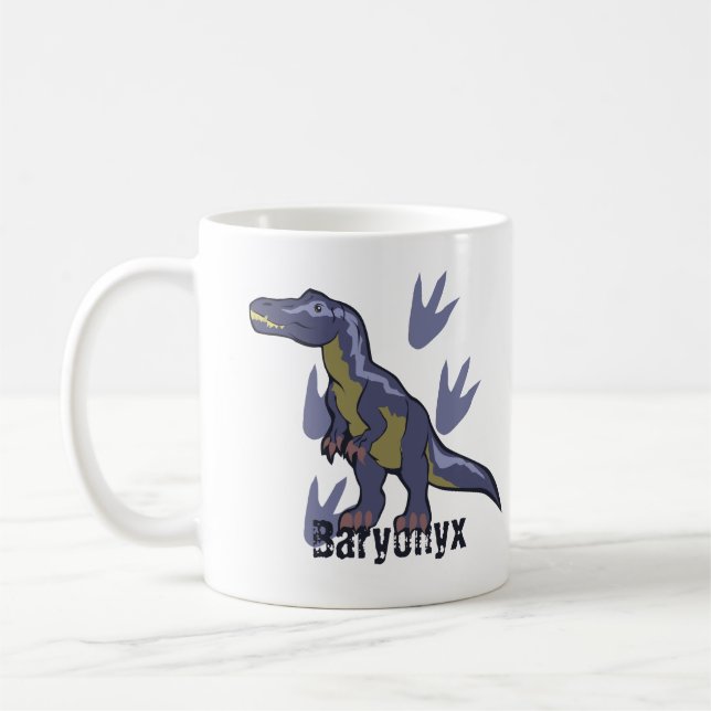 Blue Baryonyx Kaffemugg (Vänster)