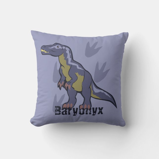 Blue Baryonyx Kudde (Framsida)