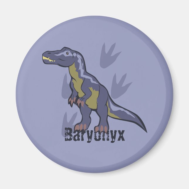 Blue Baryonyx Magnet (Framsidan)