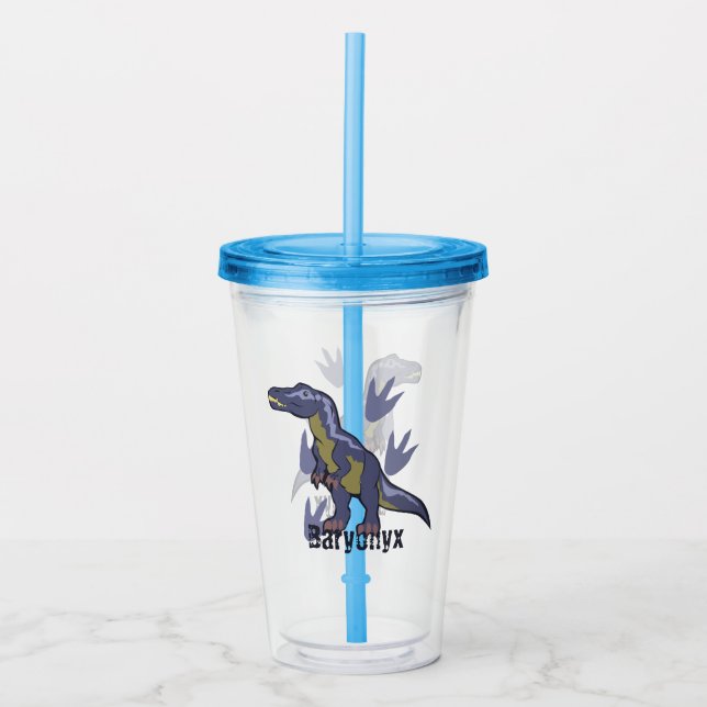 Blue Baryonyx Take Away Mugg (Framsida)