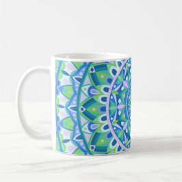 Blue Base Mandala Mugg