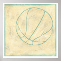 Blue Basketball by Chariklia Zarris