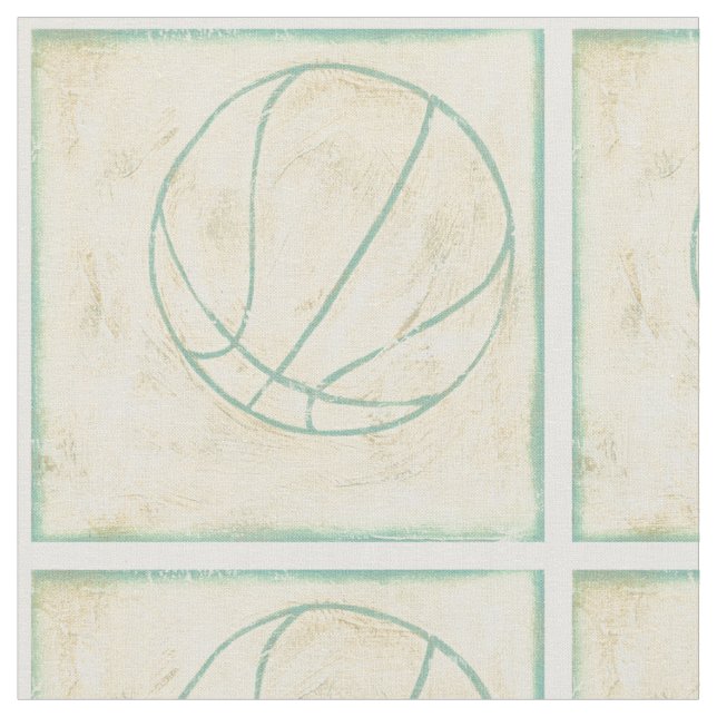 Blue Basketball by Chariklia Zarris Tyg (Närbild)