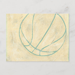 Blue Basketball by Chariklia Zarris Vykort