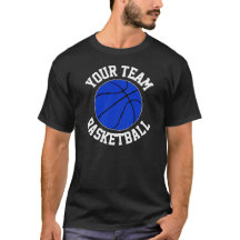 Blue Basketball Team Namn, Player Namn och nummer