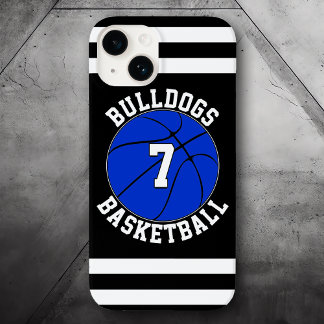 Blue Basketball Team Namn Player Number, Anpassnin