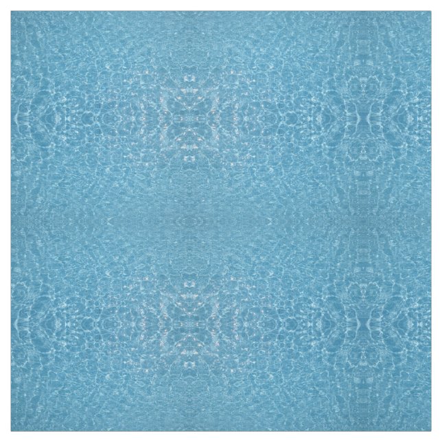 Blue Bassäng Fabric Tyg (Provkarta)
