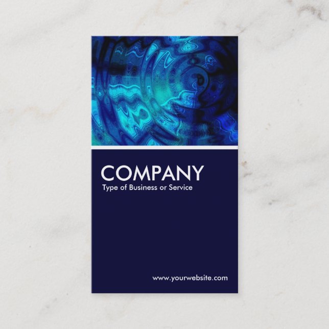 Blue Bassäng Visitkort (Framsida)