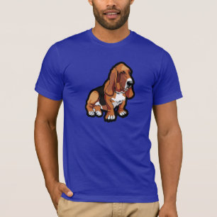 Blue Basset Hound T-shirt