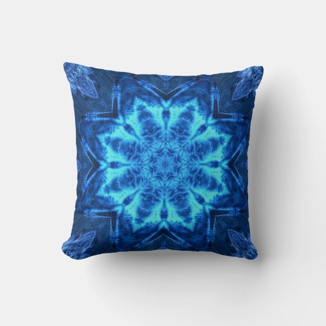 Blue Batik Kudde (Framsida)