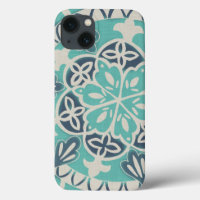 Blue Batik Tile I