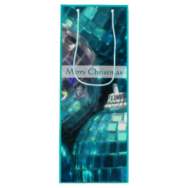 Blue Baubles God jul presentsäck vin