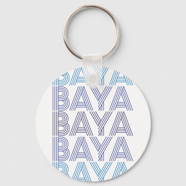 Blue Baya Keychain Nyckelring (Framsida)