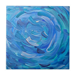 Blue Bayou Abstrakt Ceramic Tile Kakelplatta
